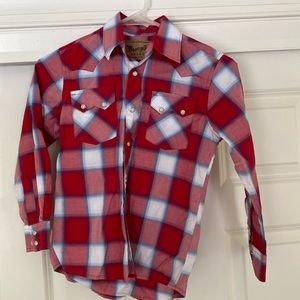 Wrangler Retro boys, medium, button-down, retro western shirt